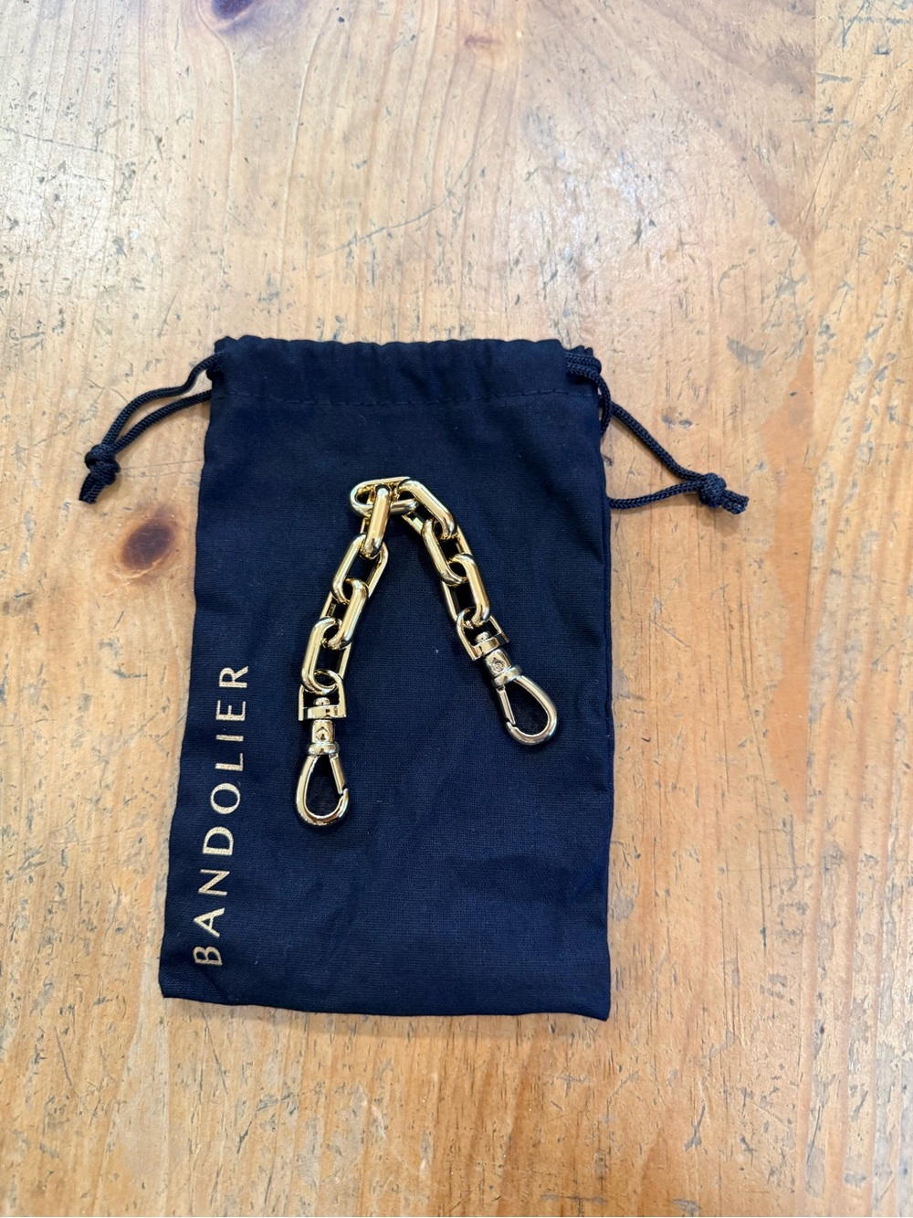 Bandolier NWOT Astrid Wristlet - Gold
